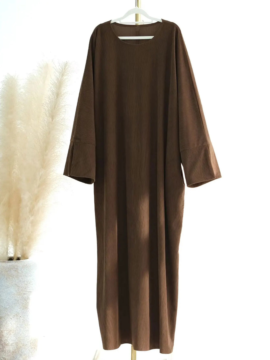 Muslim Winter Abaya Corduroy Women 2026